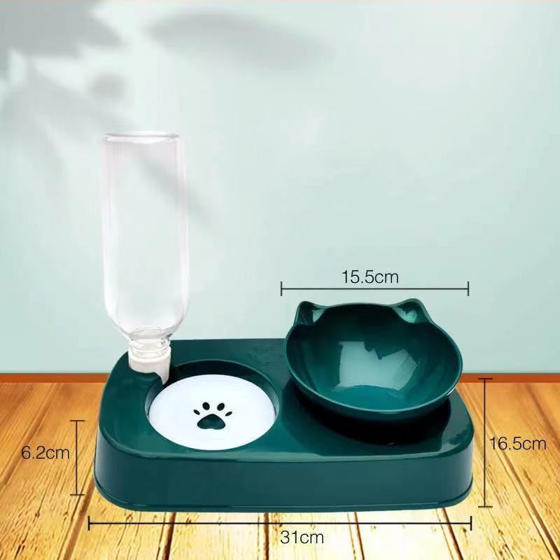 Anti-Overturning Large-Capacity Automatic Water Storage Cat Rice Bowl