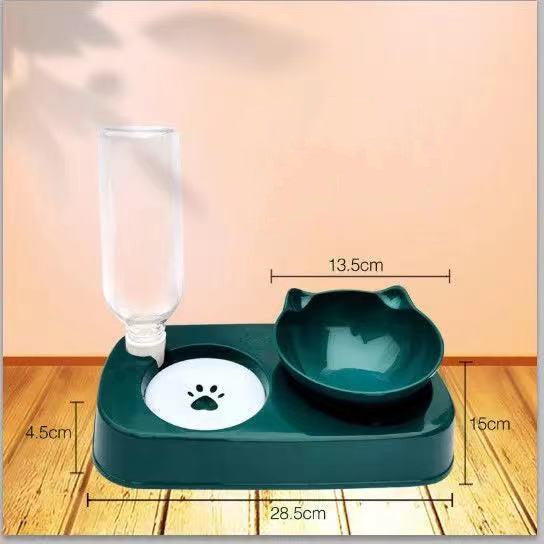 Anti-Overturning Large-Capacity Automatic Water Storage Cat Rice Bowl