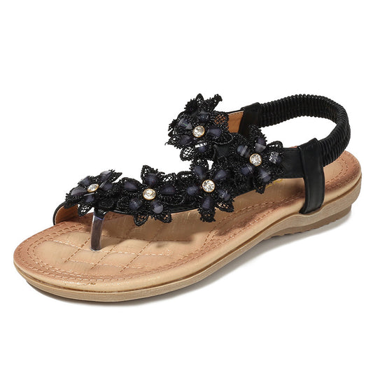 Flat Women's Shoes With Round Toe And Feet