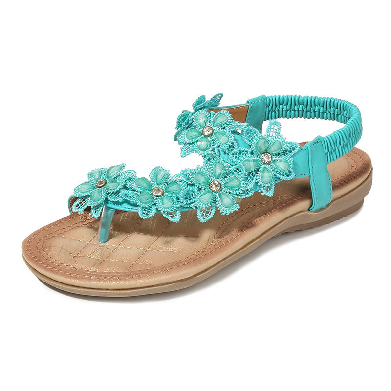 Flat Women's Shoes With Round Toe And Feet