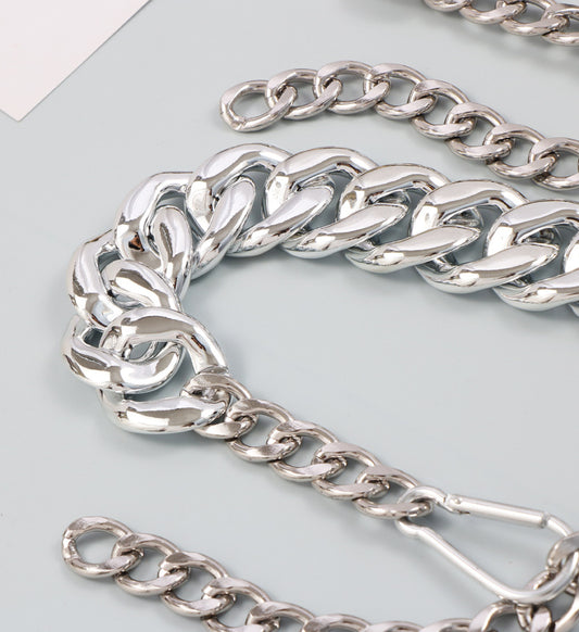 Ladies Hook Waist Chain With Dress Belt
