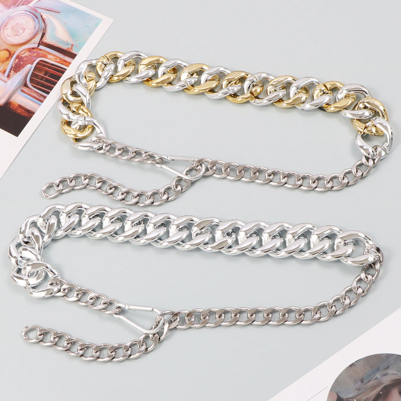 Ladies Hook Waist Chain With Dress Belt