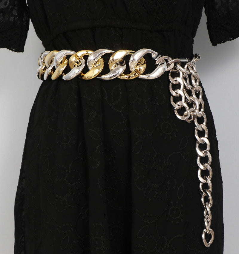 Ladies Hook Waist Chain With Dress Belt