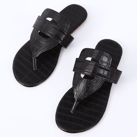 Simple Word Roman Beach Shoes