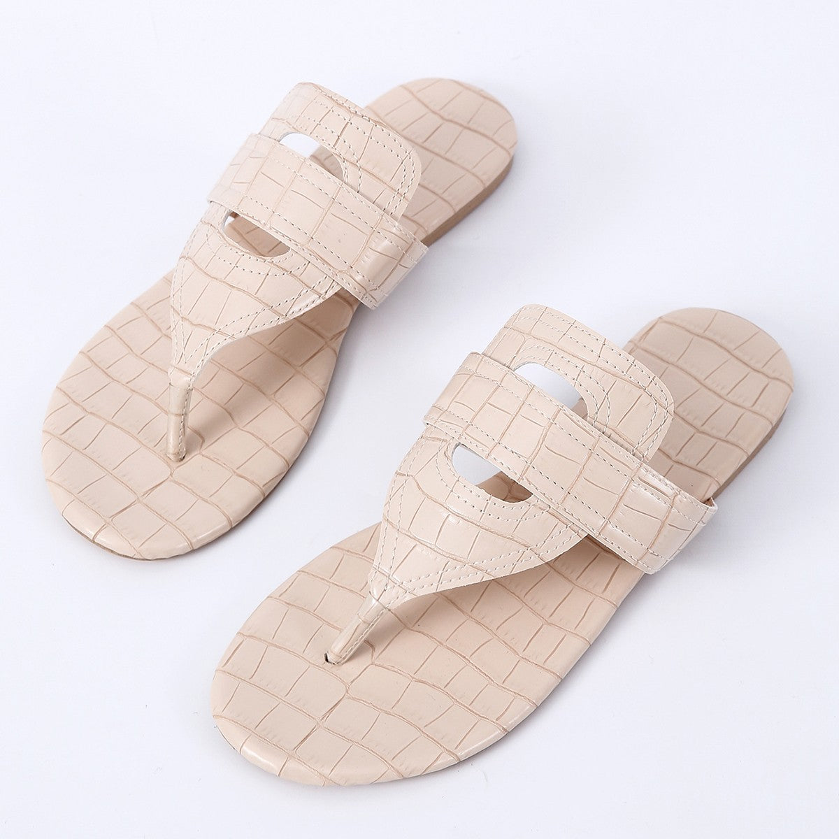 Simple Word Roman Beach Shoes