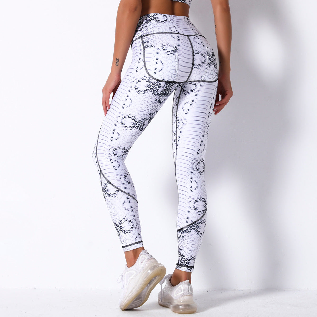 High waist stretch sports running fitness pants