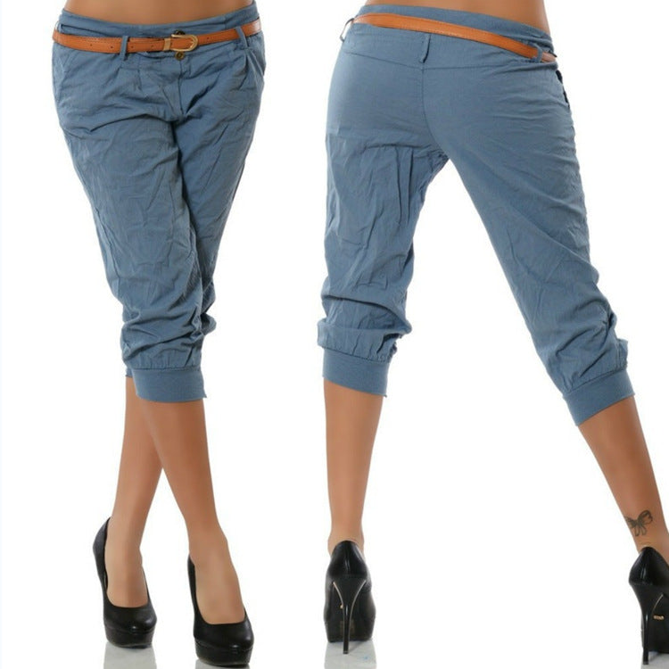 Women's Casual Cropped Pants