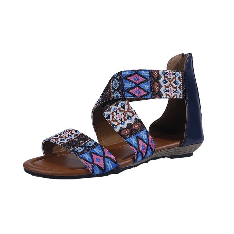 Beach Flat Shoes With Bohemian Ethnic Style By The Sea