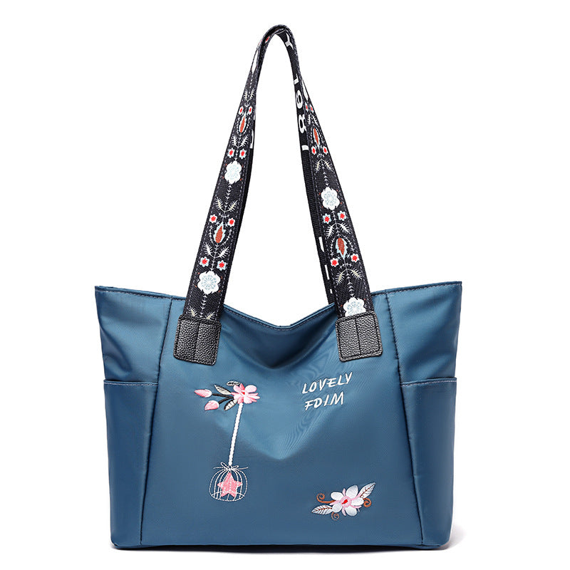 Nylon Cloth Shoulder Handbag Shopping Bag