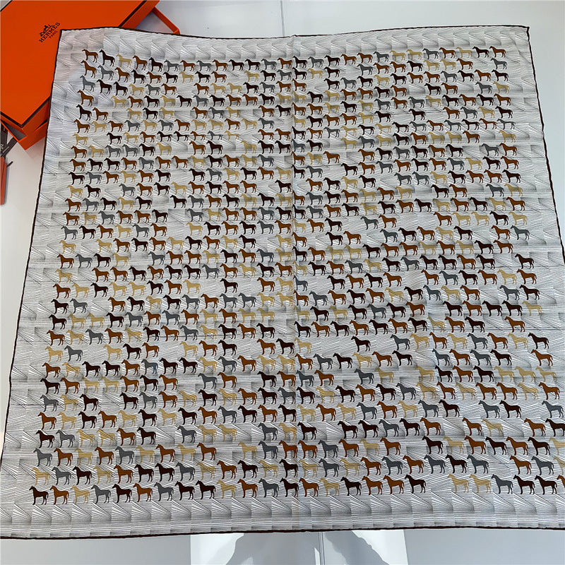 Spring And Autumn Thin Square Scarf