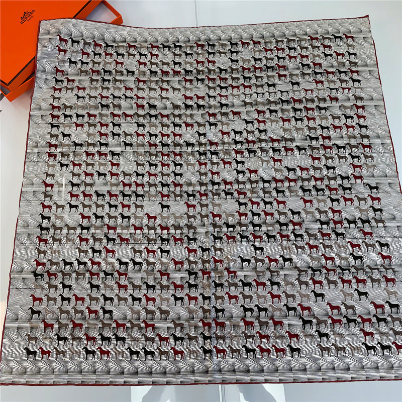 Spring And Autumn Thin Square Scarf