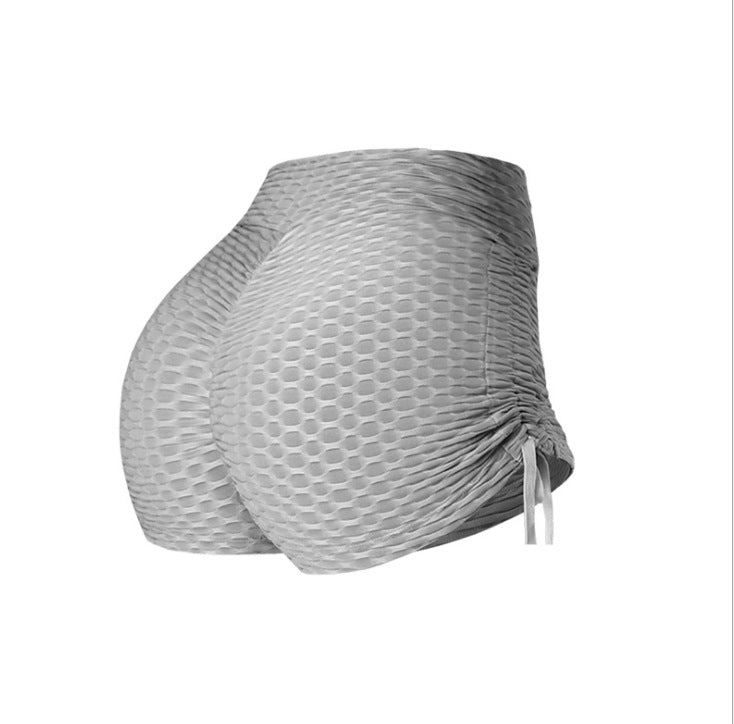 Peach Hip Bubble Fitness Su Dry Exercise Hip Lift Tight Yoga Shorts Hot Pants