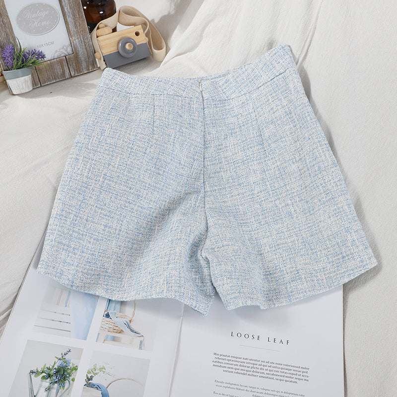 Two-Pocket High-Rise Wide-Leg Pants
