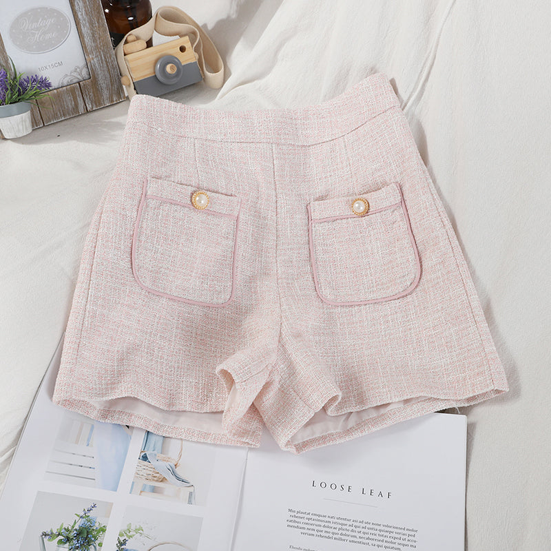 Two-Pocket High-Rise Wide-Leg Pants
