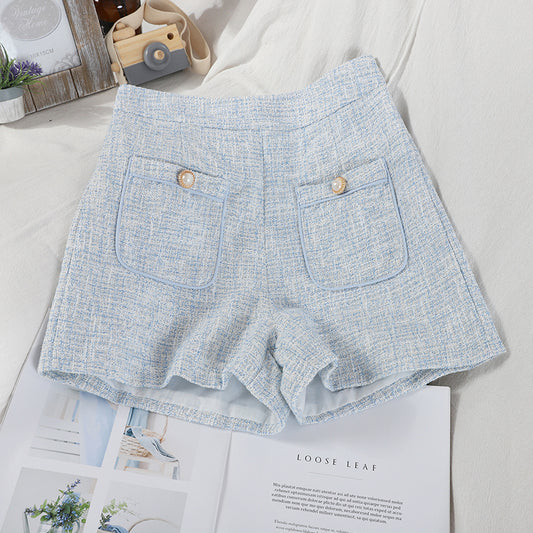 Two-Pocket High-Rise Wide-Leg Pants