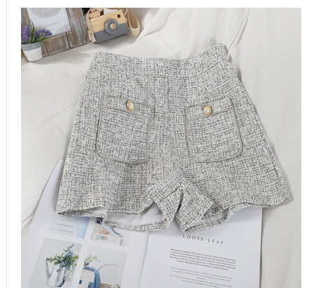 Two-Pocket High-Rise Wide-Leg Pants