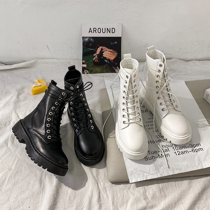 Fashion Round Head Martin Boots Trend