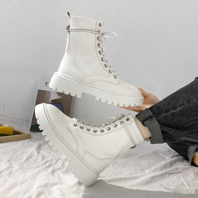 Fashion Round Head Martin Boots Trend