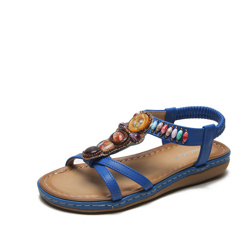 Bohemian Flat Casual Outer Wear Sandals