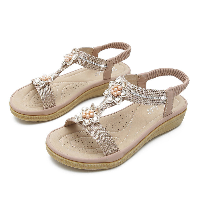 Bohemian Flat Casual Outer Wear Sandals