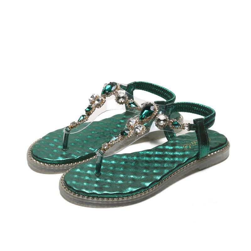 Bohemian Flat Casual Outer Wear Sandals