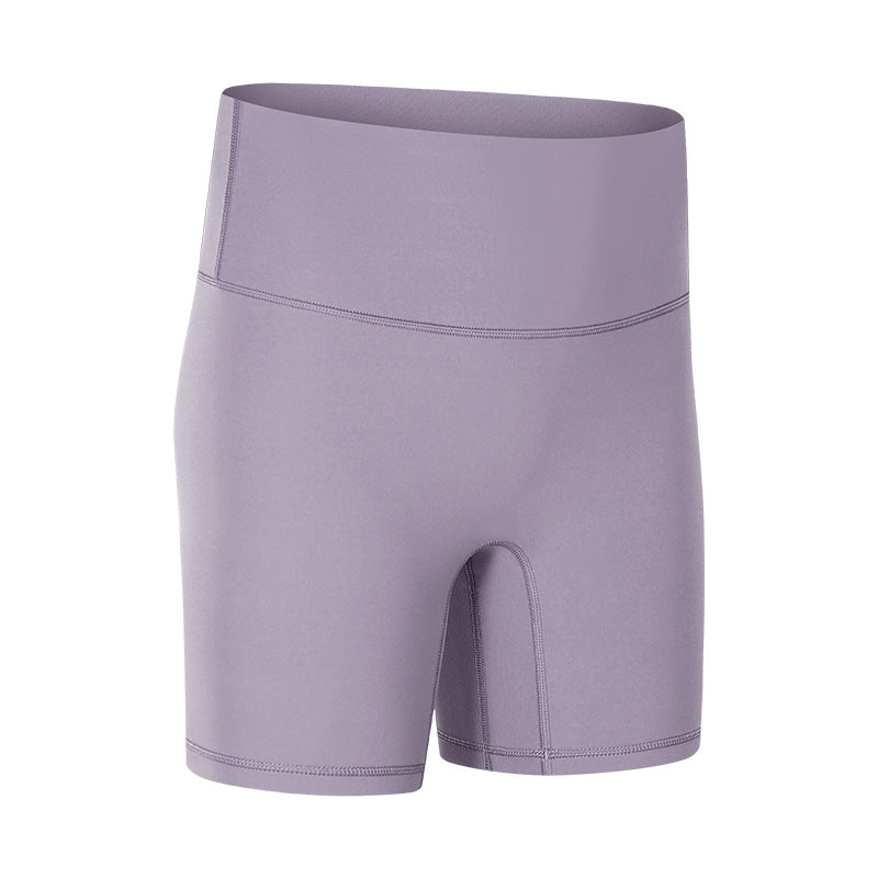 Double-sided Brushed Skinny Stretch Sports Fitness Three-quarter Pants