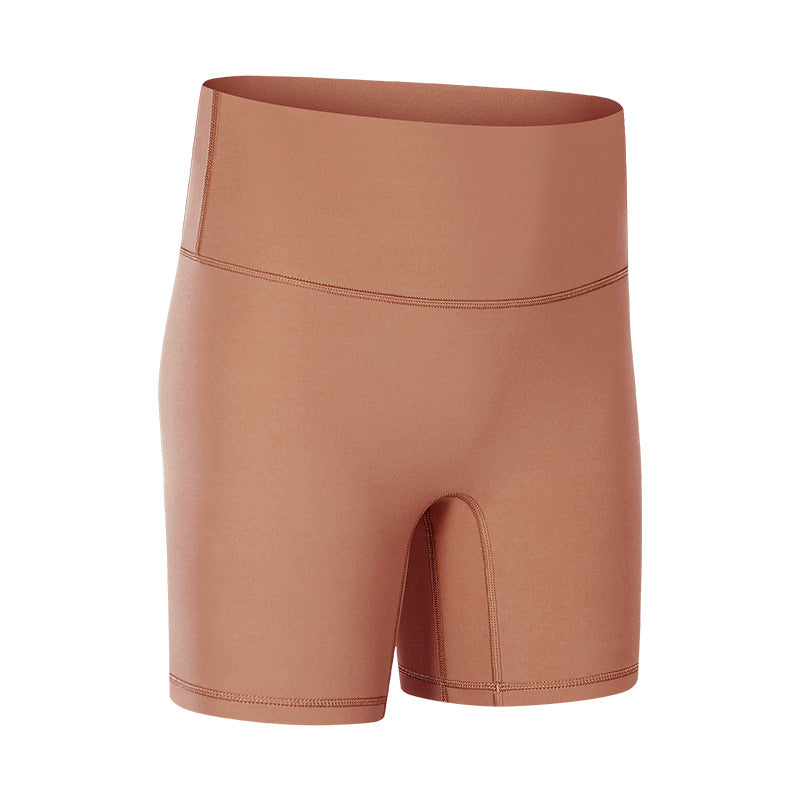 Double-sided Brushed Skinny Stretch Sports Fitness Three-quarter Pants