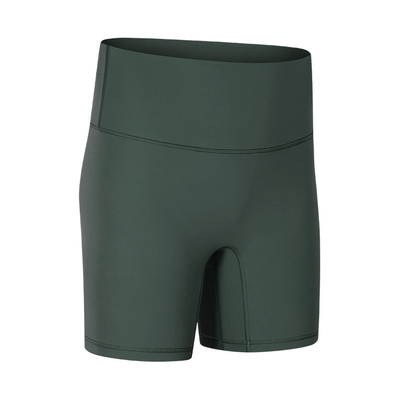 Double-sided Brushed Skinny Stretch Sports Fitness Three-quarter Pants