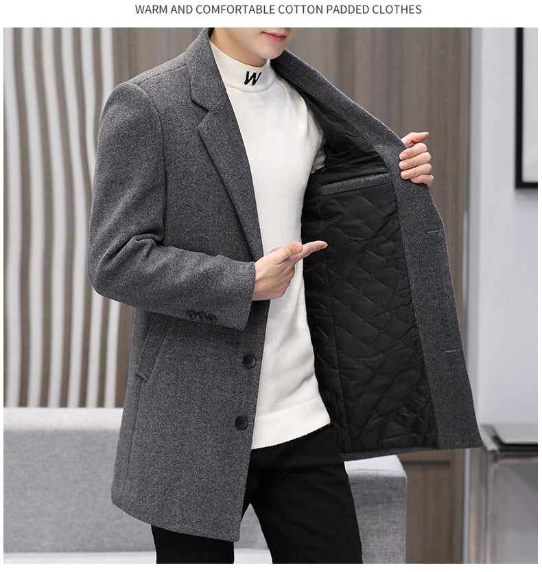 Men's Casual Autumn Winter Cotton Coat