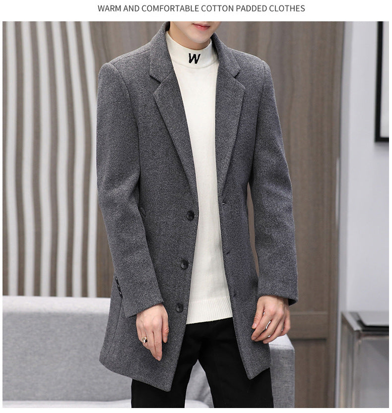 Men's Casual Autumn Winter Cotton Coat