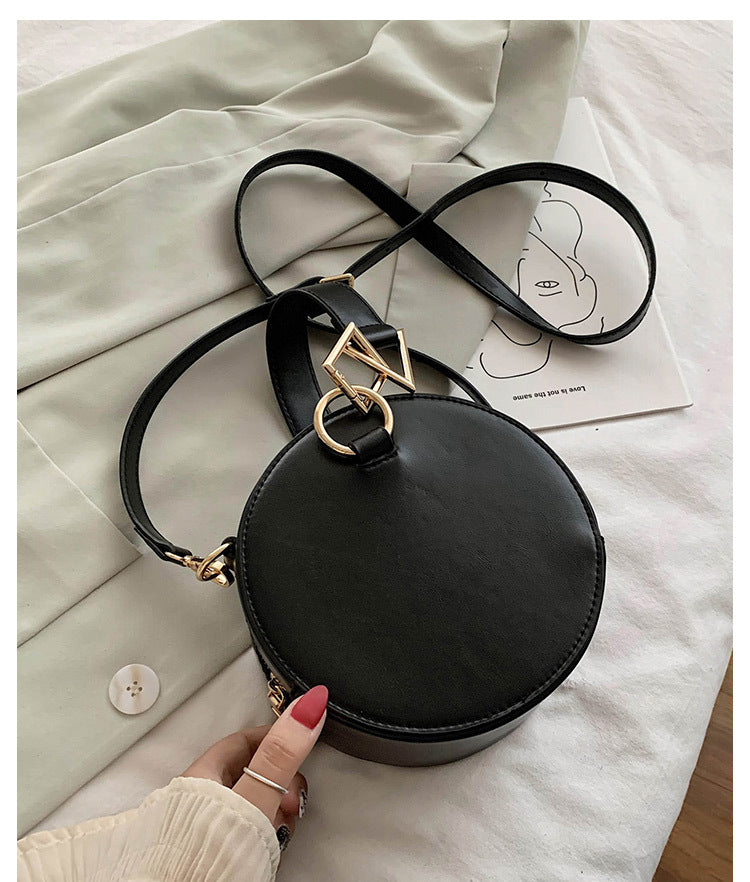 Fashion Net Red Portable Small Round Bag Shoulder Messenger Bag
