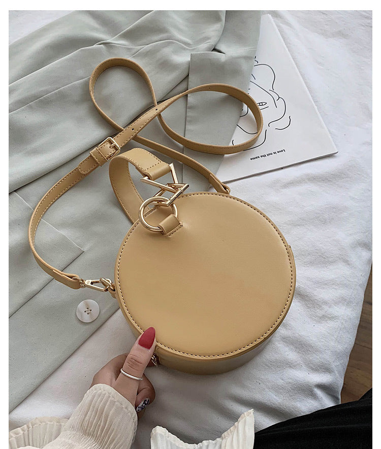 Fashion Net Red Portable Small Round Bag Shoulder Messenger Bag