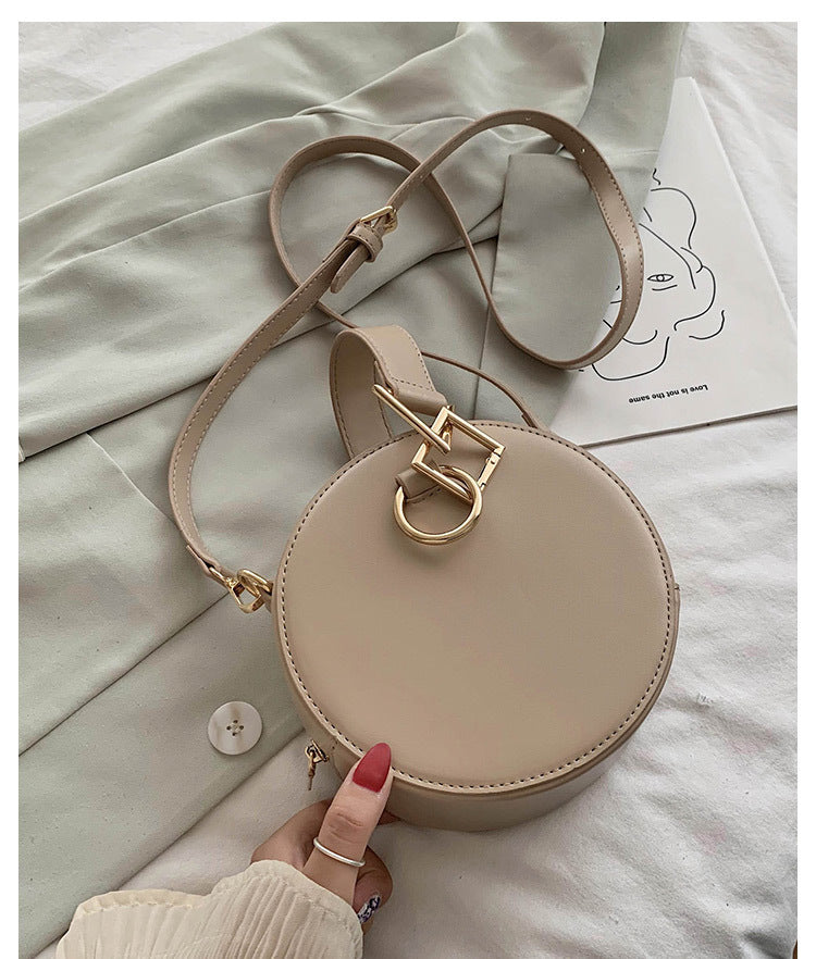 Fashion Net Red Portable Small Round Bag Shoulder Messenger Bag