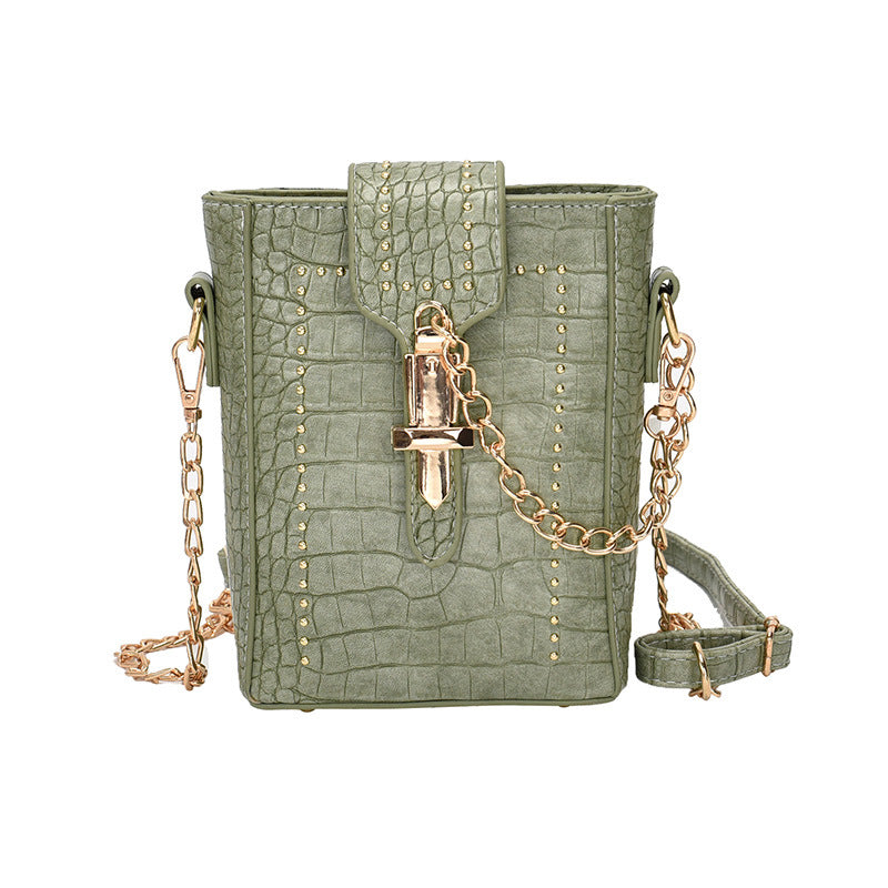 Women's All-match Fashion Pattern One-shoulder Mobile Phone Bag