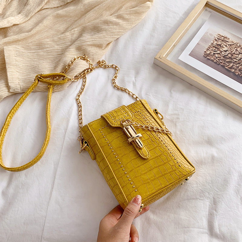 Women's All-match Fashion Pattern One-shoulder Mobile Phone Bag