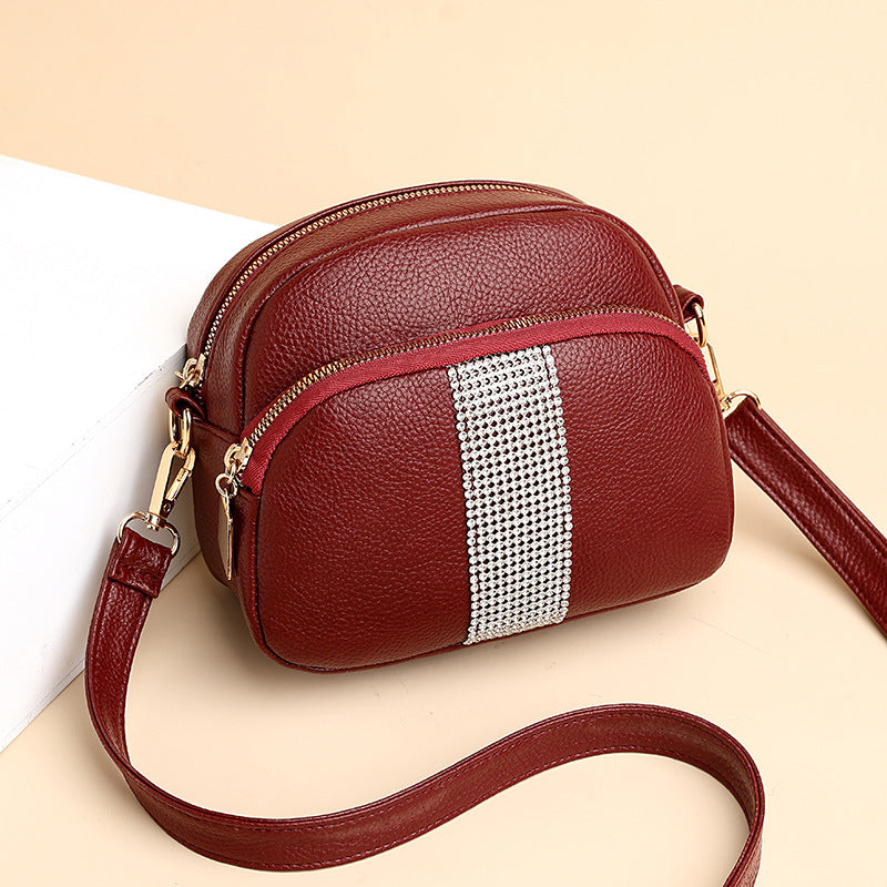 Mobile Phone Bag Women Messenger Bag Multi-compartment Single Shoulder Handbag
