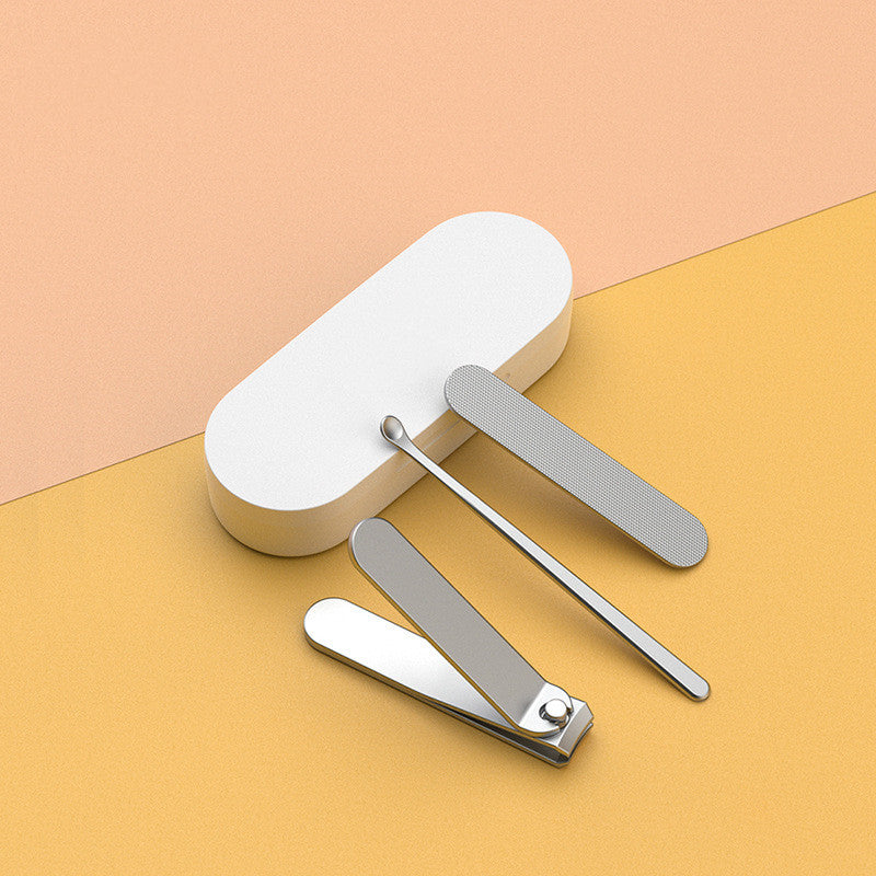 Three-piece Nail Clippers, High-quality Stainless Steel, Portable And Multi-purpose