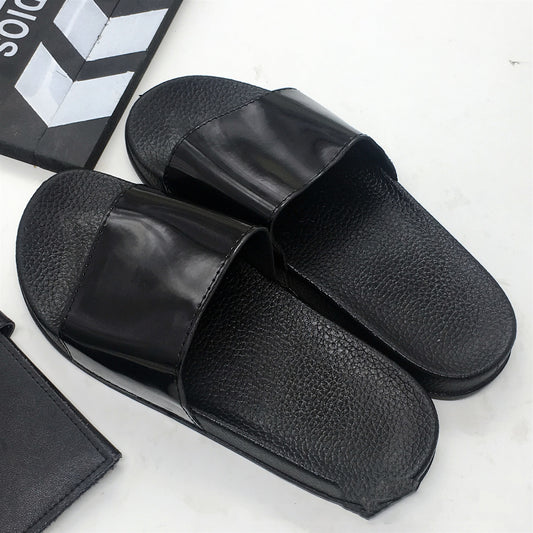 New Style Bright Casual Fashion Non Slip Slip On Flat-bottomed Comfortable Women's Shoes