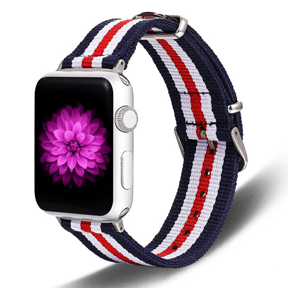 Compatible with Apple, Suitable For Apple Watch Nylon Strap IWatch6 Generation New Apple Nylon Strap