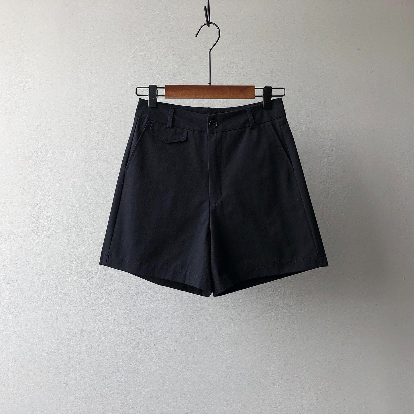 Summer New Style High Waist Slim Temperament Casual Commuter Shorts Women