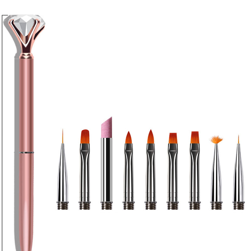 Big Diamond Quartz Smudge Nail Pen Set
