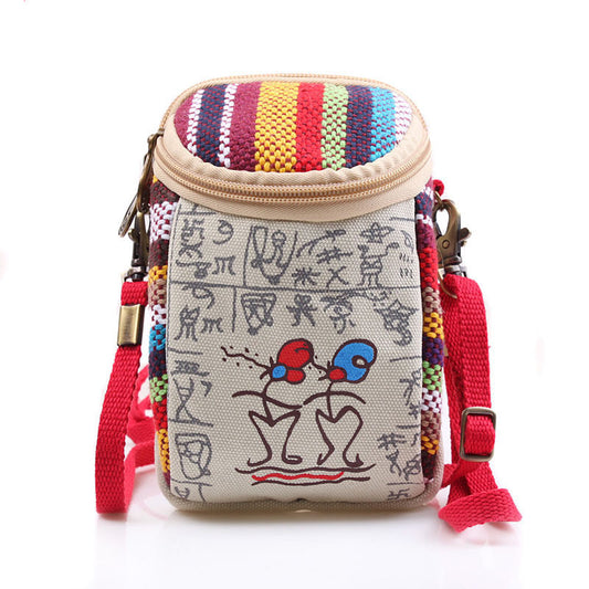 Diagonal Mobile Phone Bag Coin Purse 5.5 Inch