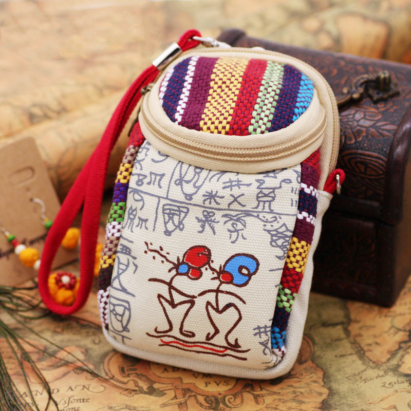 Diagonal Mobile Phone Bag Coin Purse 5.5 Inch