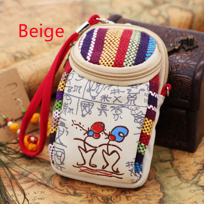 Diagonal Mobile Phone Bag Coin Purse 5.5 Inch