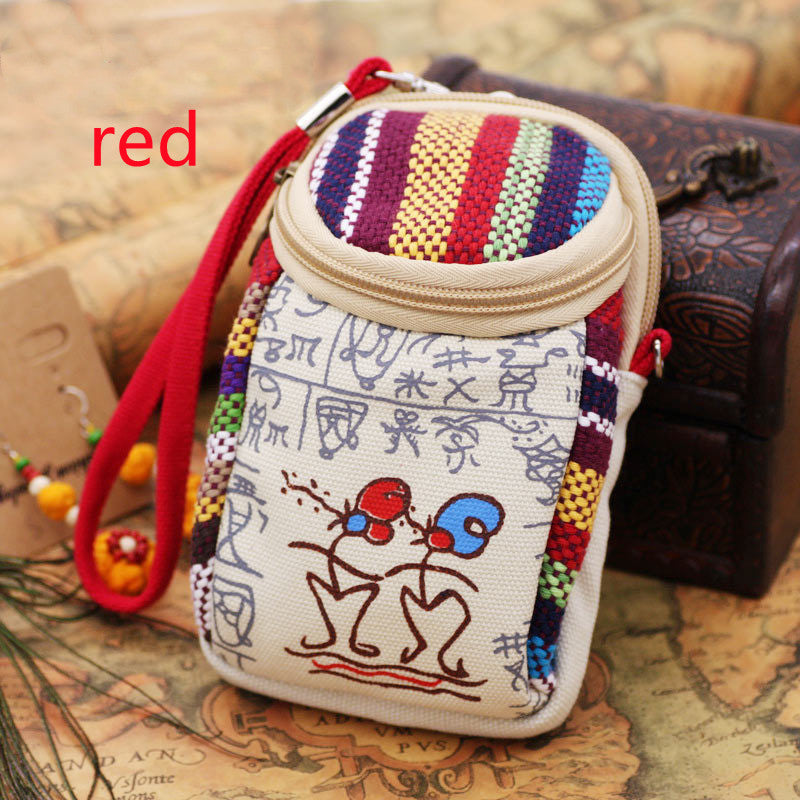 Diagonal Mobile Phone Bag Coin Purse 5.5 Inch