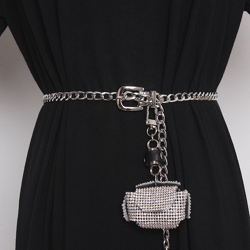 Metal Waist Chain Fashion All-match Chain Belt Decoration