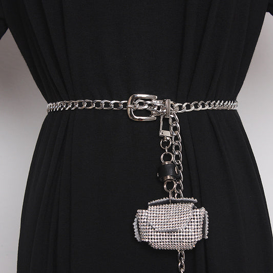 Metal Waist Chain Fashion All-match Chain Belt Decoration