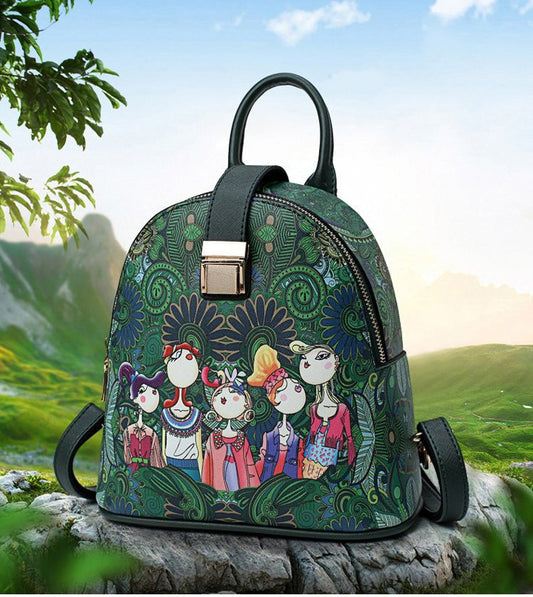 Backpack Small Bag Female Tide Korean Fashion All-match Small Backpack