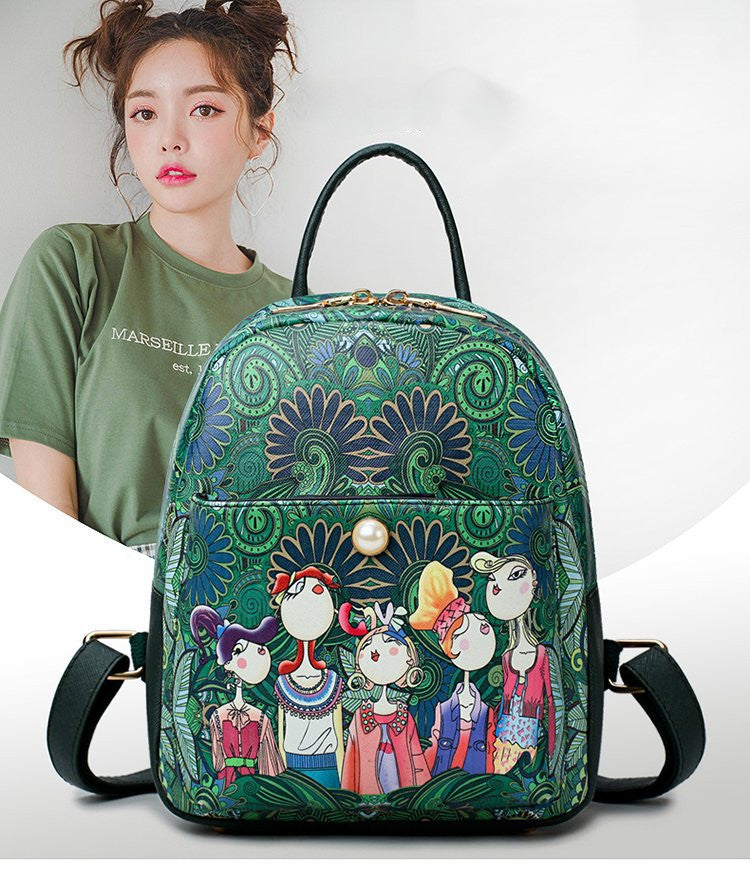Backpack Small Bag Female Tide Korean Fashion All-match Small Backpack
