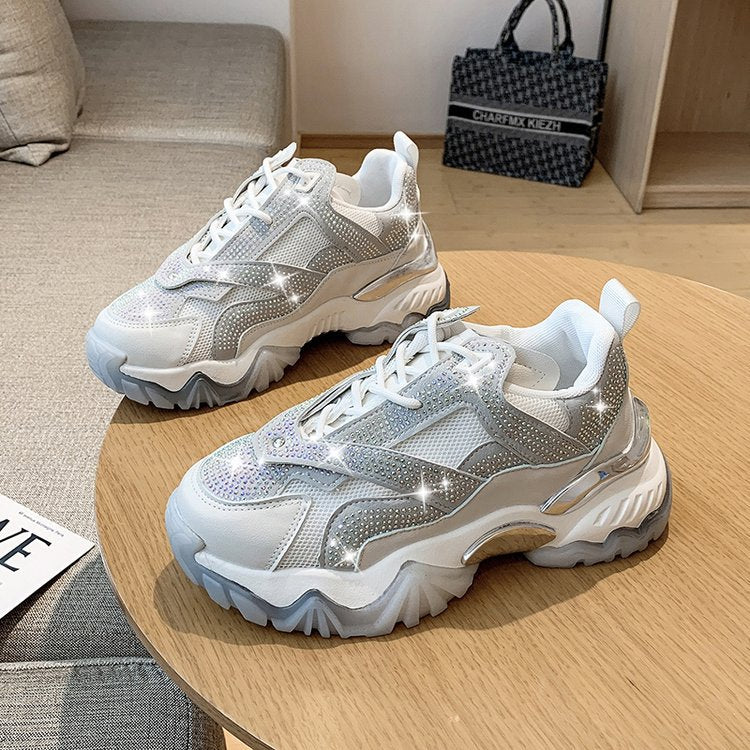 Summer New Products Rhinestone Fairy Style Breathable Casual Sports Shoes